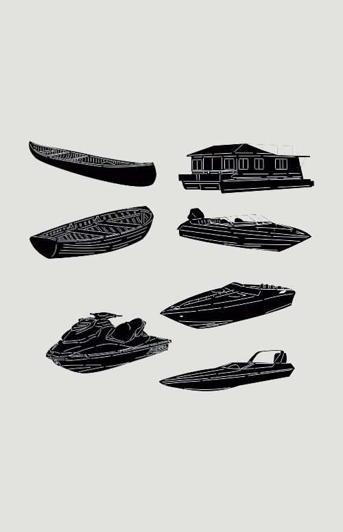 Boat DXF Designs