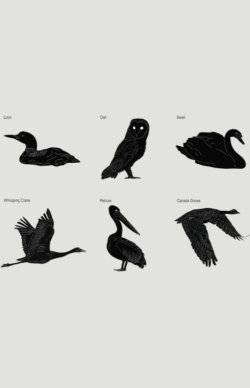 Bird DXF Designs
